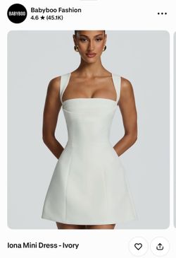 Iona mini dress ivory Babyboo