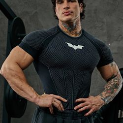 T-shirt Compression Young La Batman