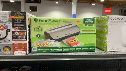 FoodSaver Preserve Vacuum Sealing System 14-Piece Kit $50