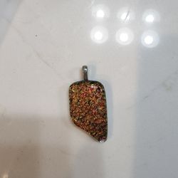 Glass Necklace Charm