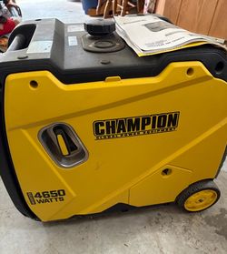 Champion 4650 watt gas generator