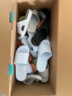 Bulk Lot of Foam Slide Sandals Mixed Colors