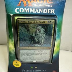 MTG Feline Ferocity/ Arahbo Cat Tribal 2017 Commander Deck *Damaged Box for  Sale in Los Angeles, CA - OfferUp