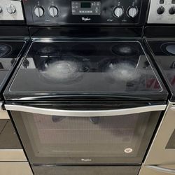 Stove Whirlpool Glass Top