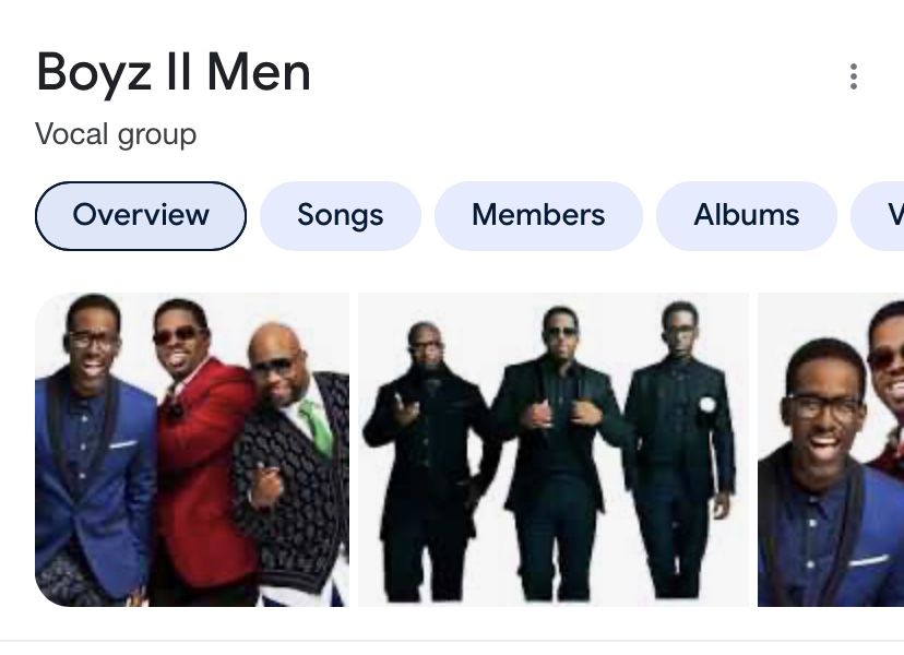 Boyz To Men Ticket 06/22 (2nd Level 44D)