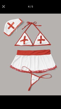 COMING SOON 4 piece Sexy nurse dress up /Halloween costume small medium and large available