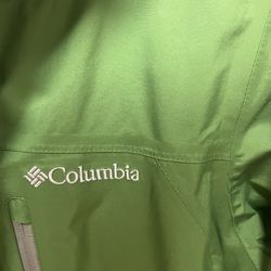 Columbia Green Water Proof Jacket 