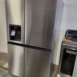 LG ThinQ Side By Side Refrigerator With Craft Ice 27 Cubic Feet HYS