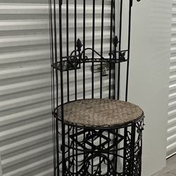 IRON WINE RACK 