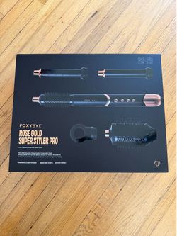 FOXYBAE Rose Gold Super Styler Pro – 5-in-1 Hair Styling Tool ✨