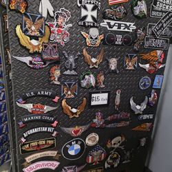 Patches $15 FIRM EACH