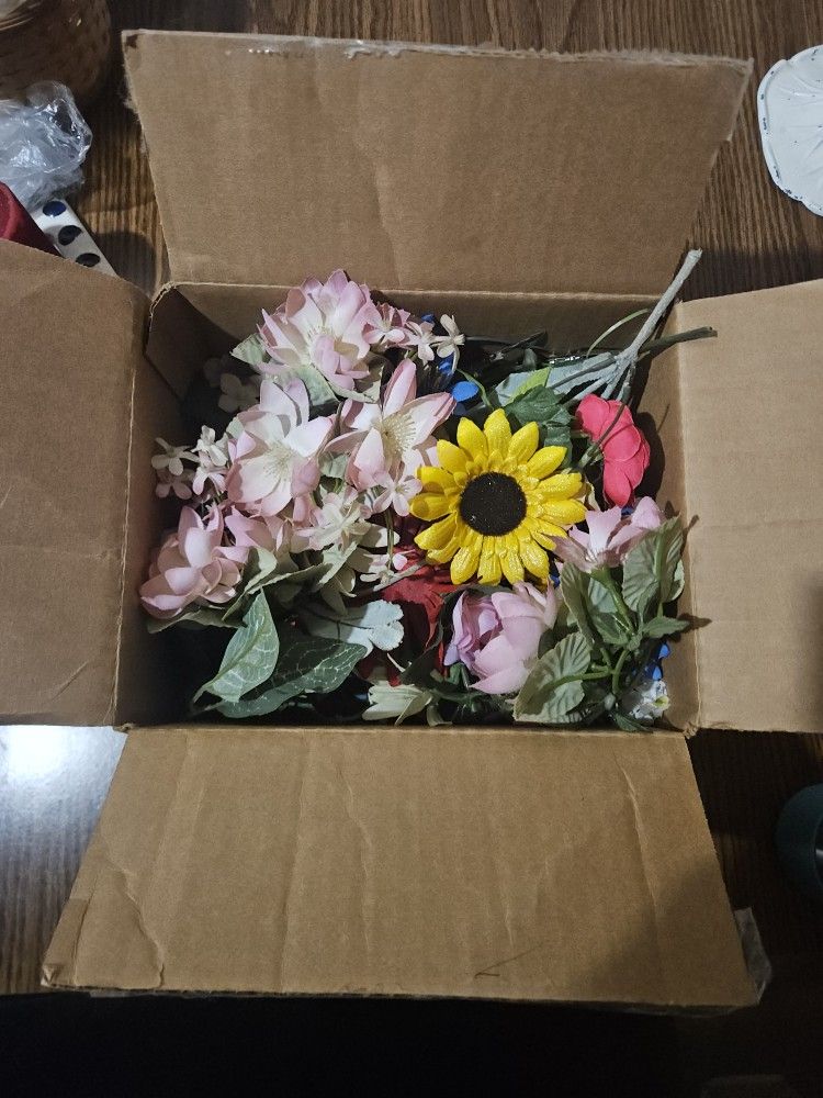 Free Box of Fake Foliage