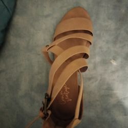 Brand New Beige Wedges 