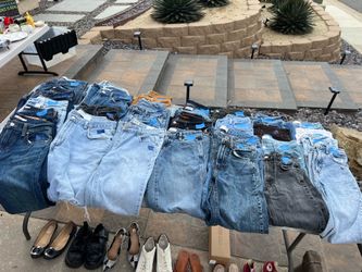 Lot of jeans