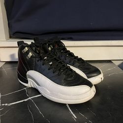 Air Jordan 12 Retro “Playoffs” Black/White Sneakers