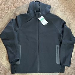 Nike Sportswear Tech Fleece Big Kids Full-Zip Hoodie Black | Size XL | FD3285-010 (NWT)