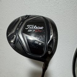 Titleist 917D2 10.5 Adjustable Driver HZRDUS Smoke 60g Stiff Flex Graphite Shaft