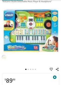 VTech KidiJamz Studio - Keyboard DJ Recording Green Kids Ages 3-6 $30