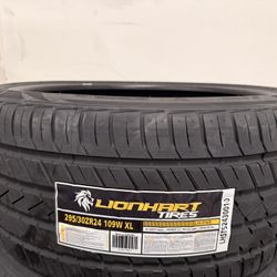 Brand New Tires (1) Lionhart LH Five (295/30R24XL) (Single) ($159)