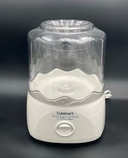 Cuisinart ICE-20, 1.5-Quart Ice Cream and Sorbet Maker - White