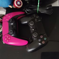 PlayStation 4 With Power Cord And 2 Controllera