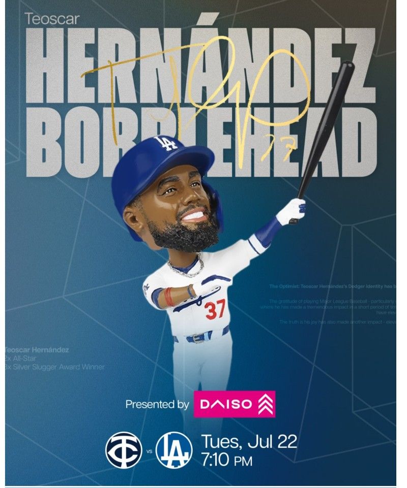 Teoscar Bobblehead S G A