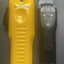 BaBylissPRO LoPROFX Clipper - Yellow #FX825YI With Trimmer 