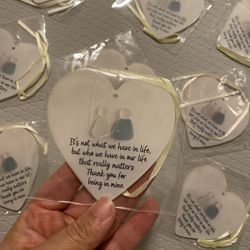 Heart-Shaped Appreciation Gift Tags – Thank You Hanging Decor