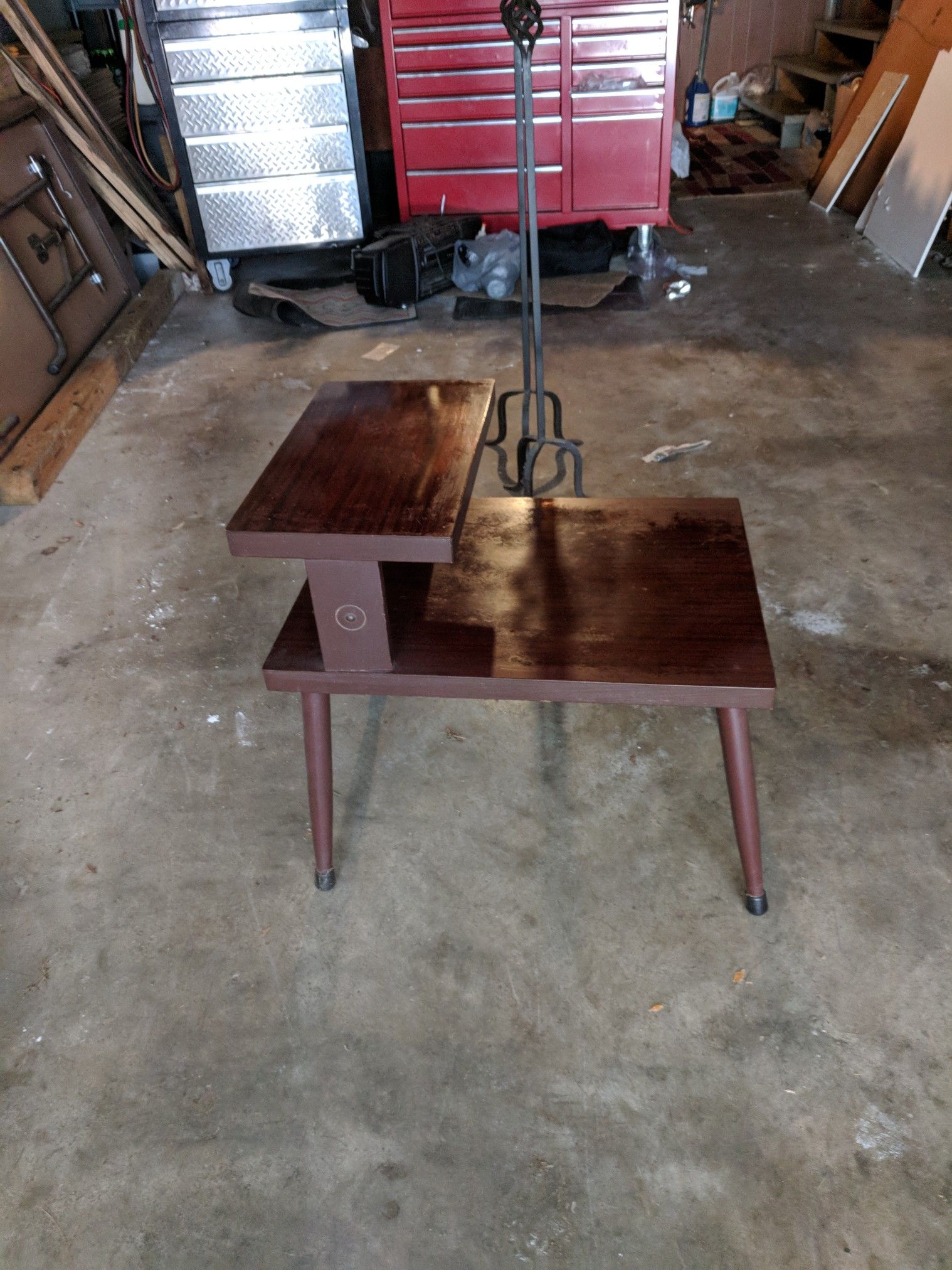 Antique end table