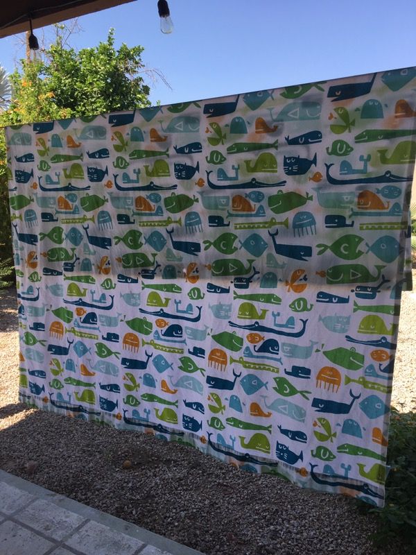 Land of Nod (crate&barrel) kids shower curtain