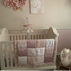 Crib With mattress & Dresser