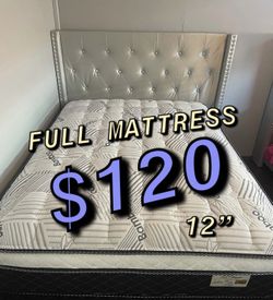 New Full Mattress Only $120