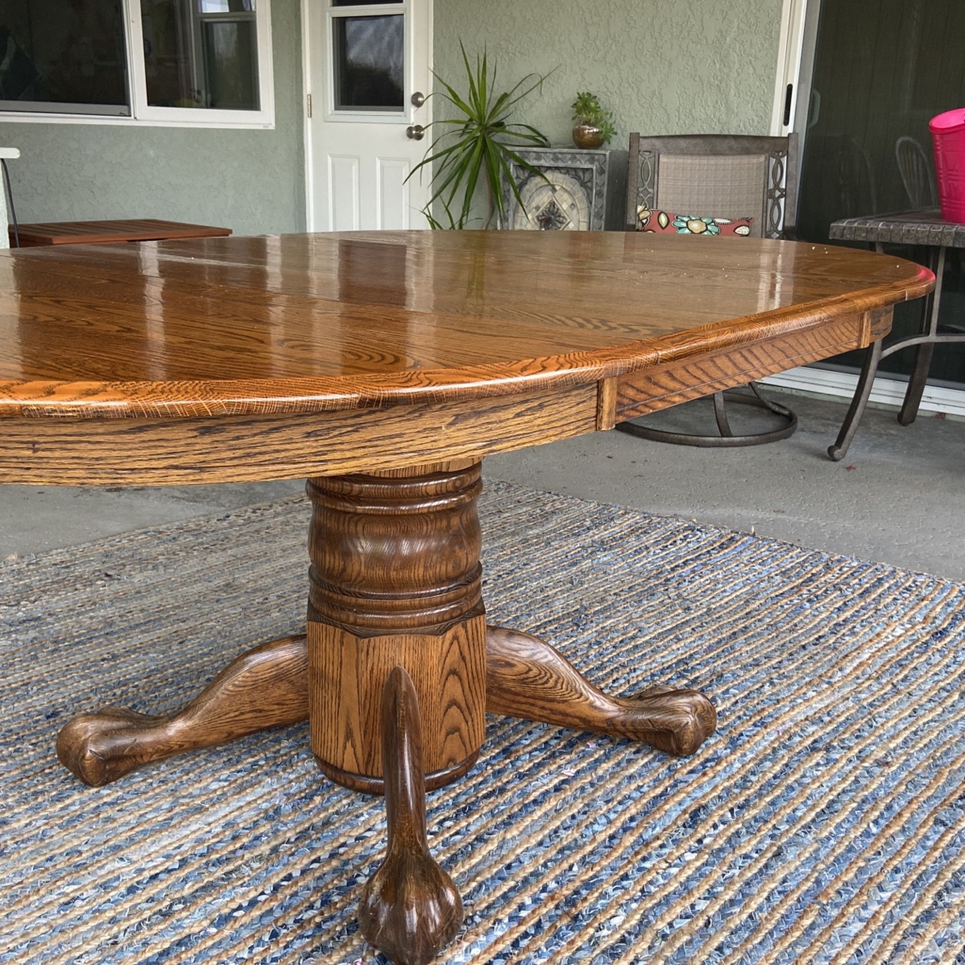 Oak Dining Room Table