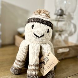 Kenana Knitter Critter (100% Wool Octopus Toy)