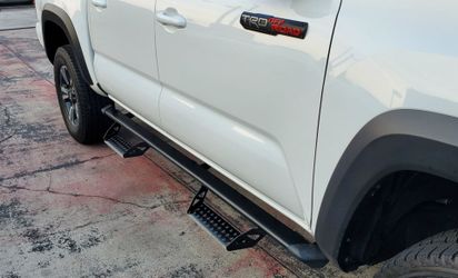 Nerf Bars Drop Steps Side Steps Running Boards Estribos Escalones 2005-2023 Tacoma Double Cab