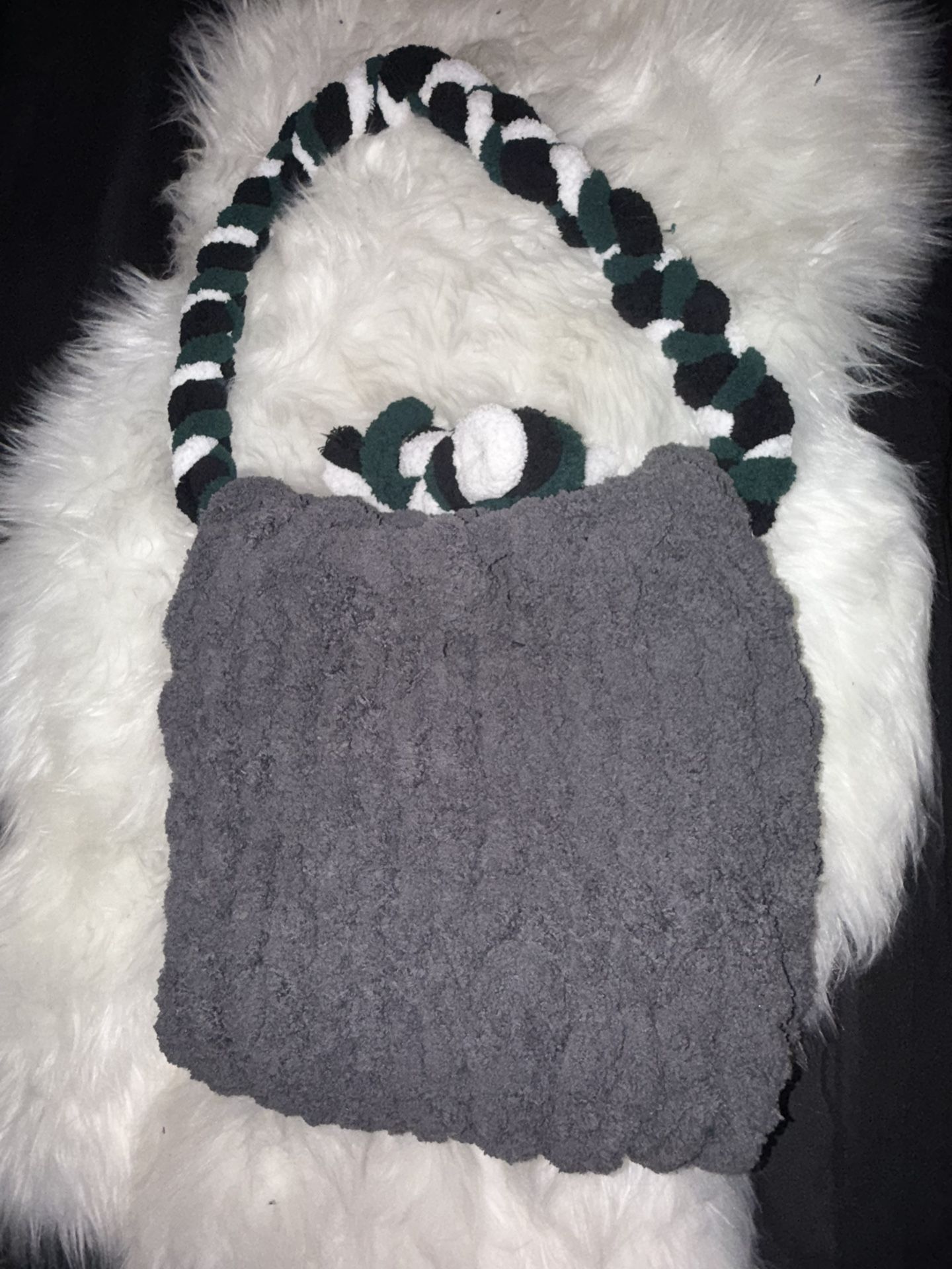 Eagles inspired crochet Handmade Bag And Hat set