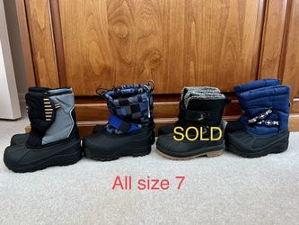 Snow Boots, Size 7 and 7/8