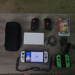 Switch OLED with Game And Accessories