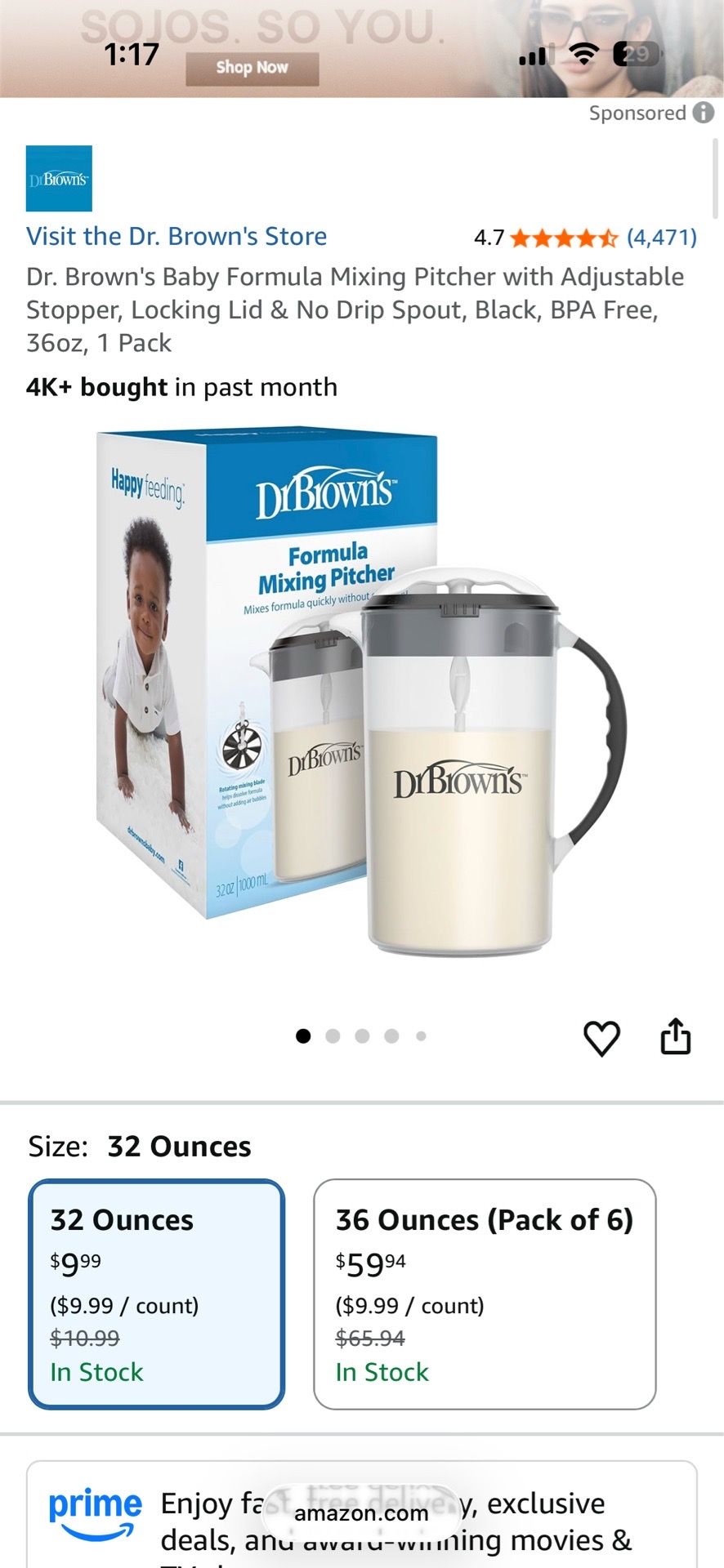 Dr Browns Formula Mixer
