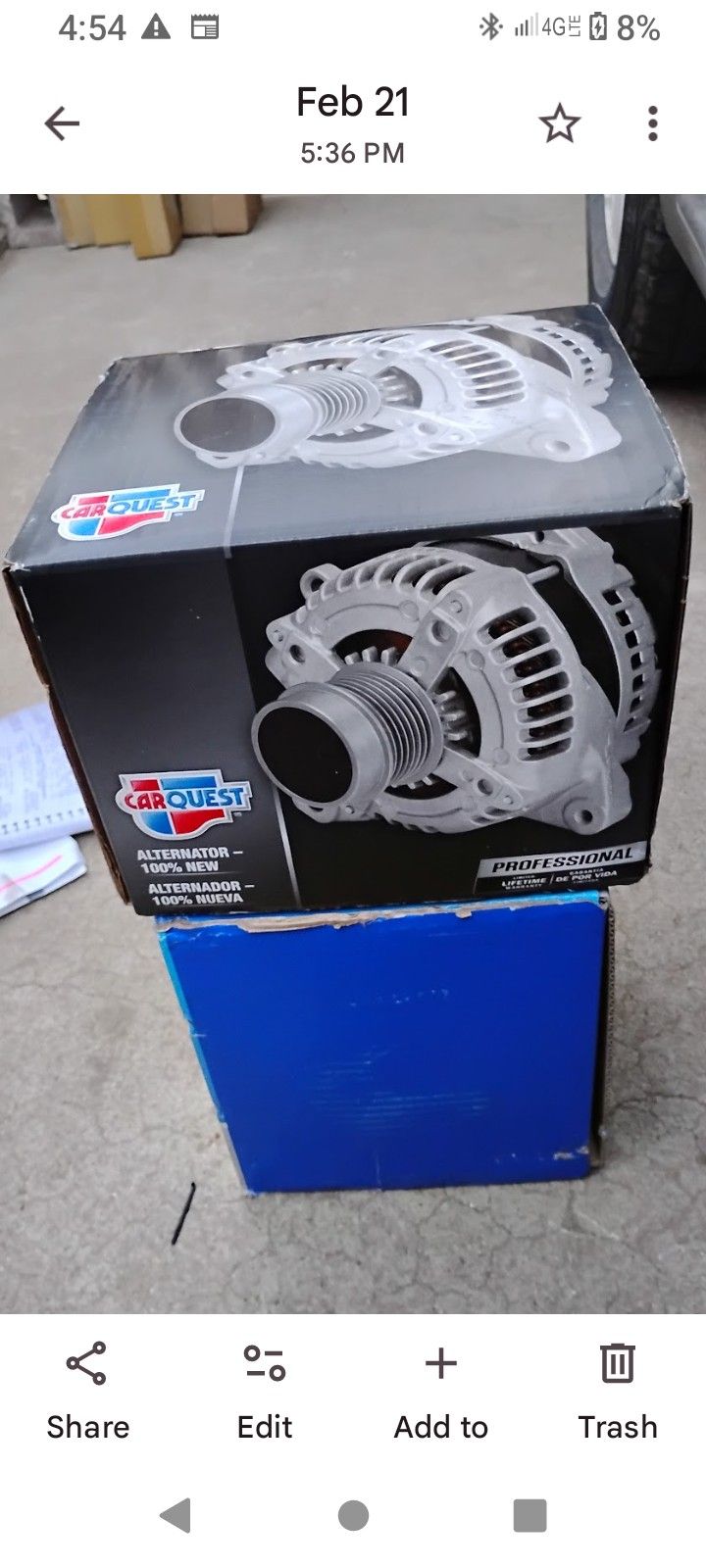 FORD, MERCURY, MAZDA 4.0 ALTERNATOR 