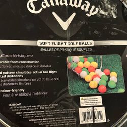 Callaway Soft Flight Golf Balls With Basket