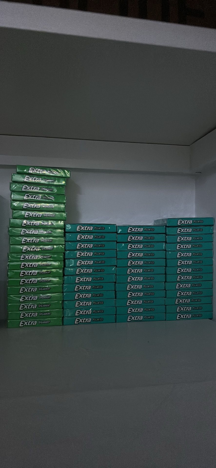 56 packs of sealed gum