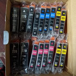 Canon Printer Ink Cartridges Model 221