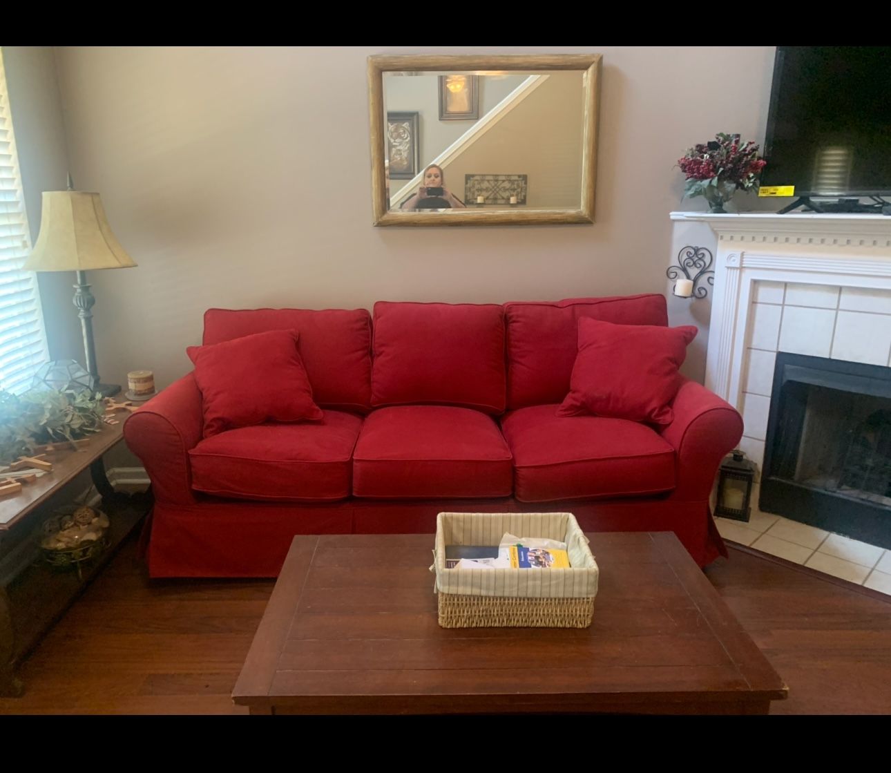 Red Couch For Sale 