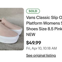 Platform vans Size 4M 5.5W $30