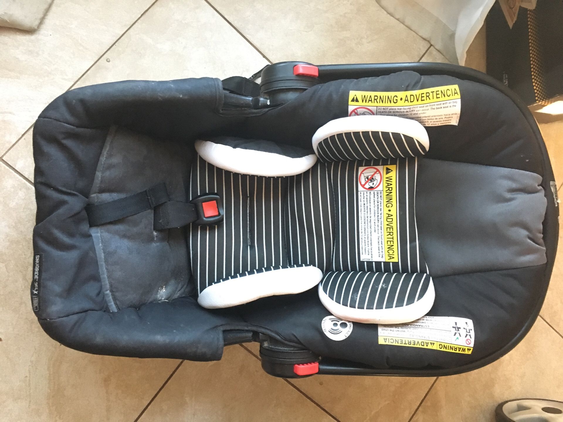 Graco car seat and double stroller