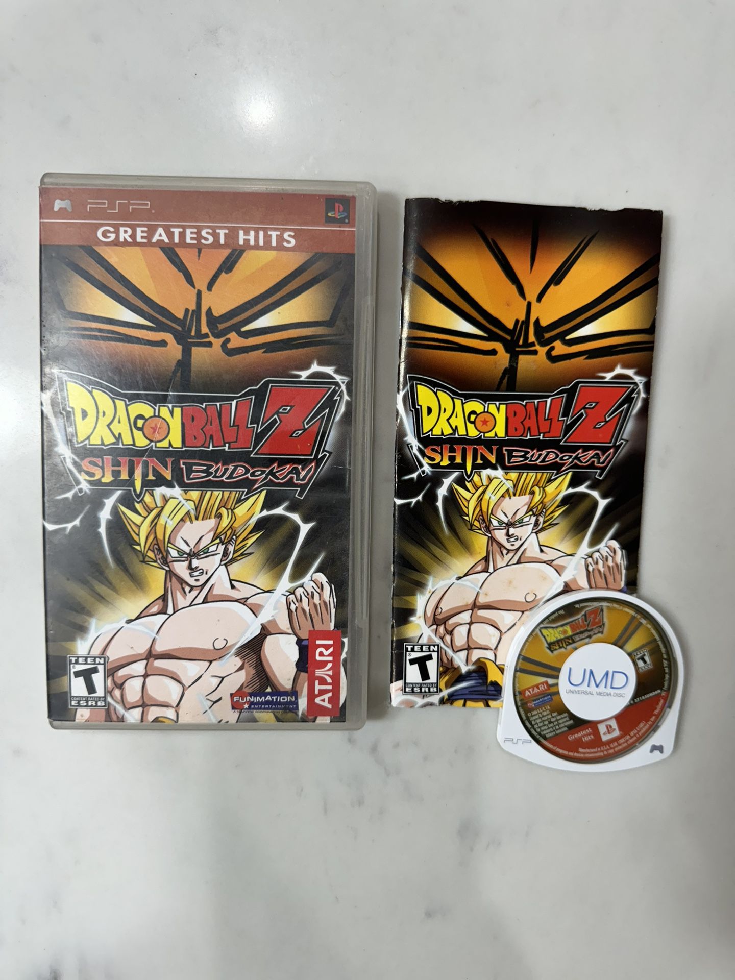 Dragon Ball Z Shin Budokai Sony PSP Video GAME