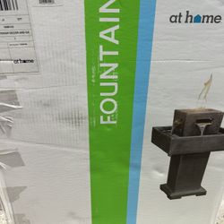 Square Fire Feature Fountain