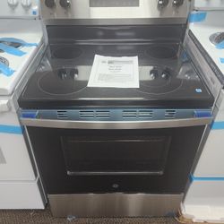 30 in. 4 Burner Element Free-Standing Electric Range in Stainless Steel