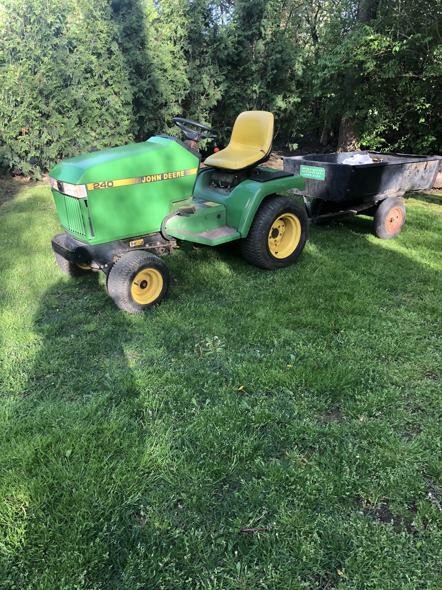 John Deere Tractor With Trailer